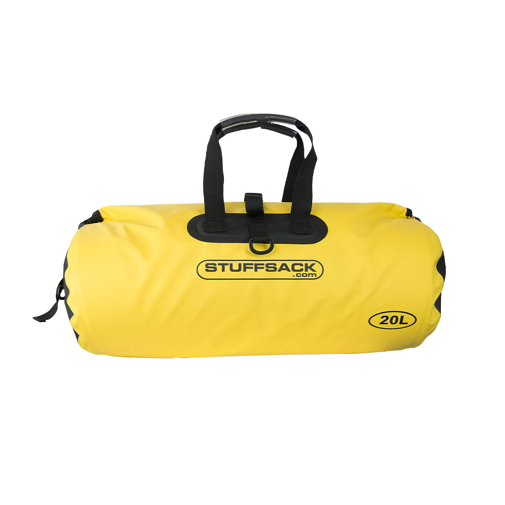 STUFFSACK Dry Duffle Bag 20L Yellow Schampa