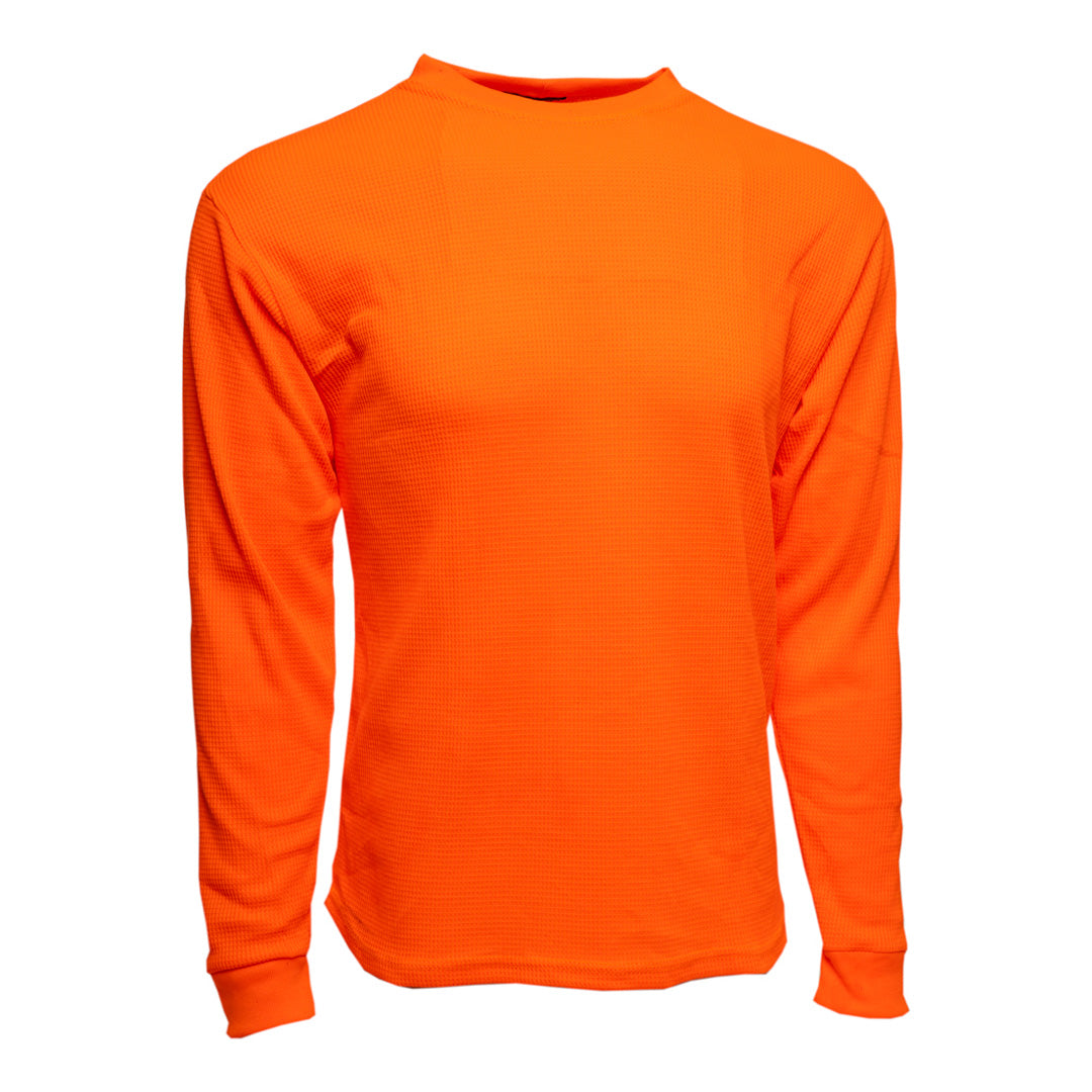 SCHAMPA Old School Thermal Fleece Lined Hoodie: Safety Neon Orange – Schampa