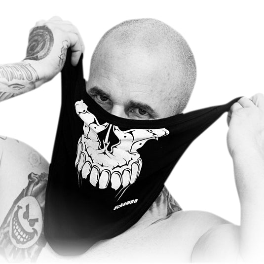 SCHAMPA Stretch I-Tie Skull Face Mask