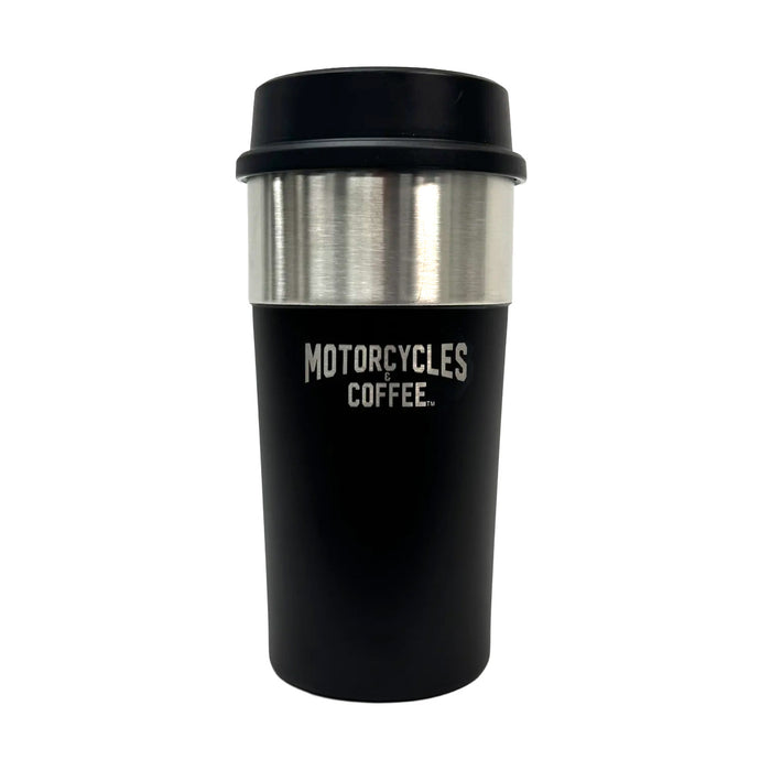 Motorcycles & Coffee - NOMAD Tumbler - For Use With Non-Carbonated Liquids