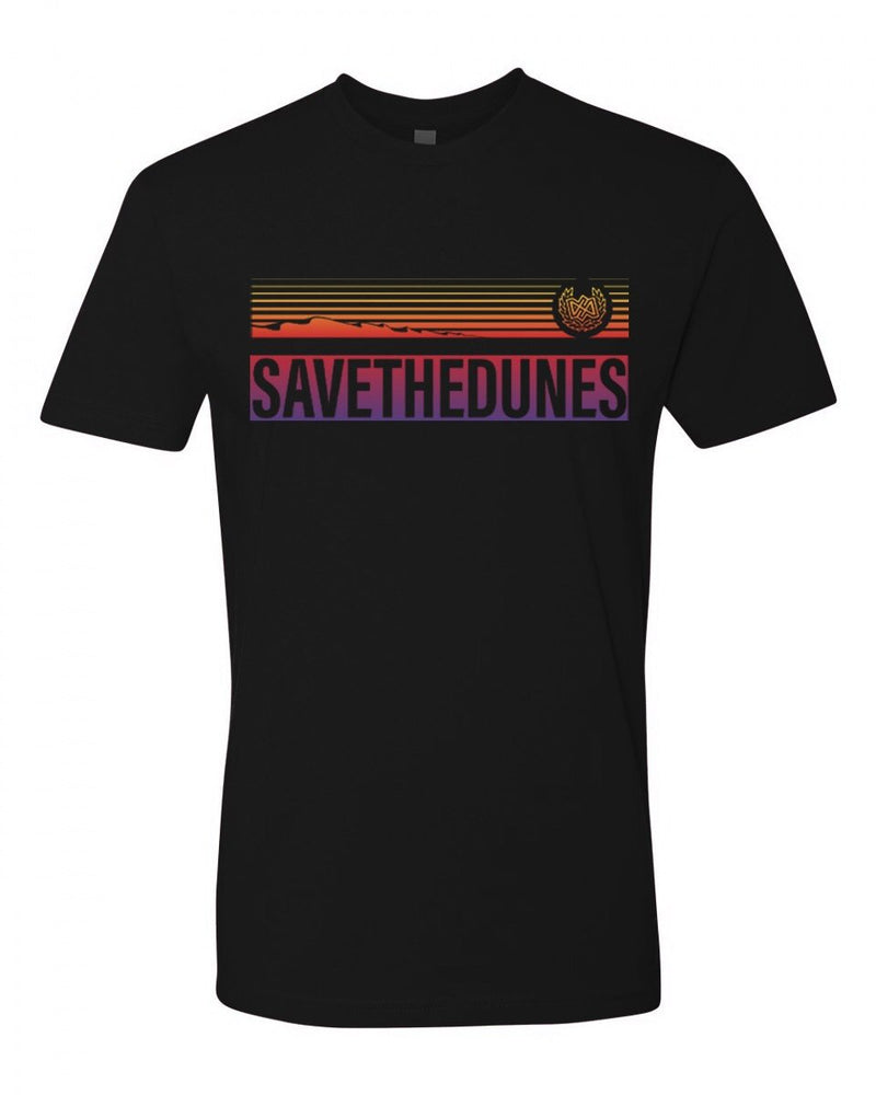 Load image into Gallery viewer, Dirt Alliance - Save the Dunes T-Shirt - Black Multi
