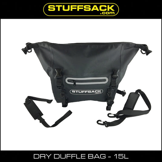 STUFFSACK Dry Duffle Bag - 15L Black
