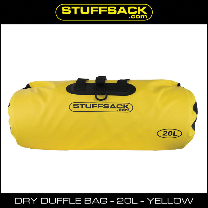 Load image into Gallery viewer, STUFFSACK Dry Duffle Bag - 20L Yellow
