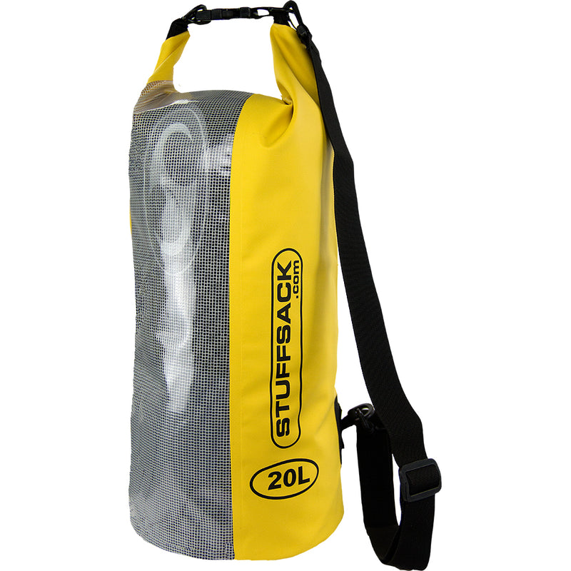 Load image into Gallery viewer, STUFFSACK Easy View Dry Bag - 20L Yellow
