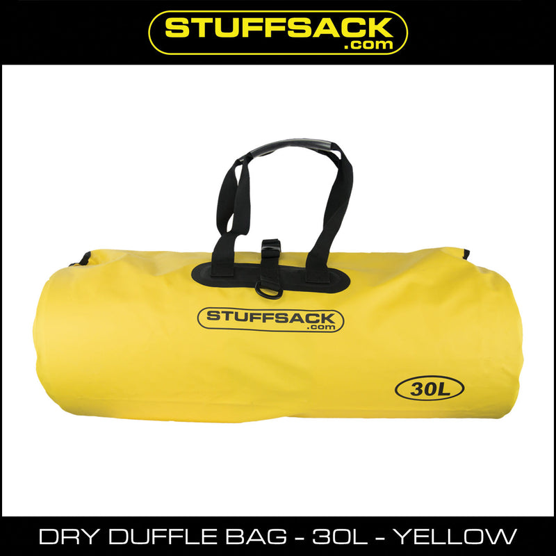 Load image into Gallery viewer, STUFFSACK Dry Duffle Bag - 30L Yellow
