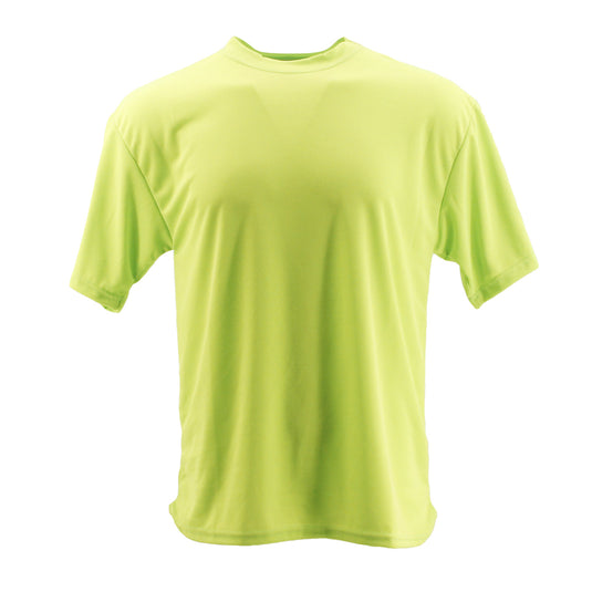 SCHAMPA Coolskin Short Sleeve Shirt: Neon Hi-Vis Safety Yellow