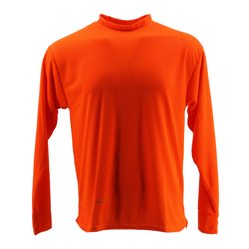 SCHAMPA Old School Thermal Fleece Lined Hoodie: Safety Neon Orange