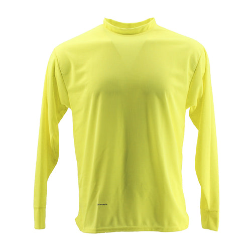 SCHAMPA Coolskin Long Sleeve Shirt: Neon Hi-Vis Safety Yellow