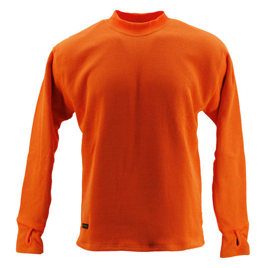 SCHAMPA Old School Thermal Fleece Lined Shirt - Color: Safety Neon Ora –  Schampa