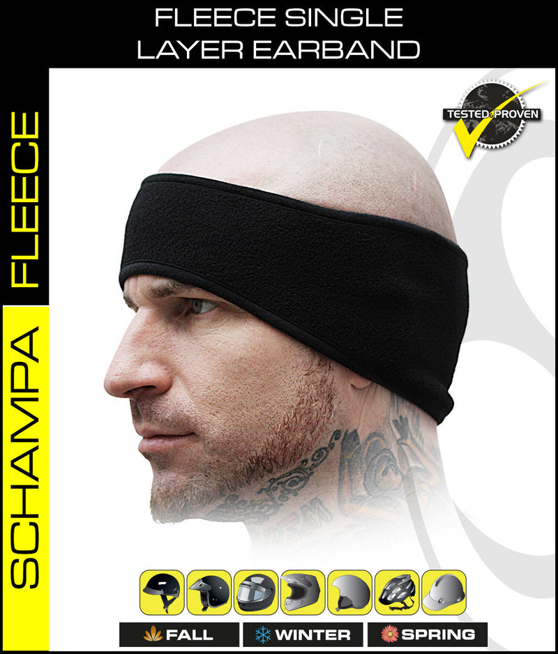 Load image into Gallery viewer, SCHAMPA Fleece Single Layer Earband Headband
