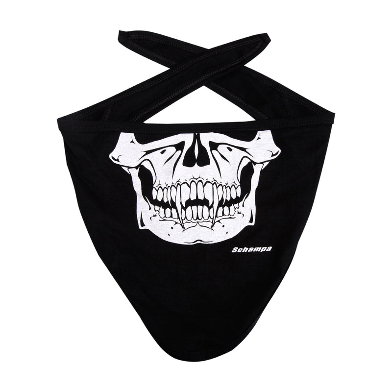 Load image into Gallery viewer, SCHAMPA Stretch I-Tie Skull Face Mask
