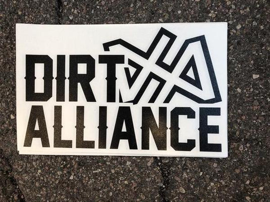 Dirt Alliance - Stacked 12” Decal Sticker